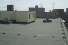 Konečný stav po položení finální vrstvy, modifikovaný asfaltový pás Roofspeciál tl.5,2mm Konečný stav po položení finální vrstvy, modifikovaný asfaltový pás Roofspeciál tl.5,2mm