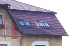 Detail střešní okna