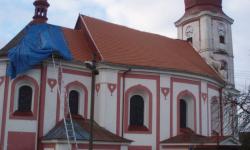 Celkový pohled v průběhu prací Celkový pohled v průběhu prací